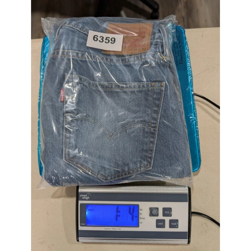 Levis 511 Slim Fit Mens Jeans Blue Denim Size 32x32